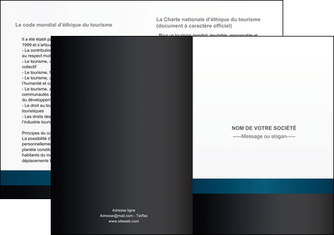 creer modele en ligne depliant 2 volets  4 pages  texture structure design MFLUOO44288