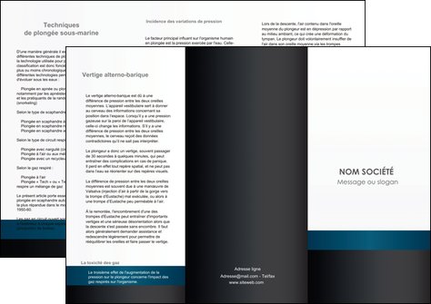 faire depliant 3 volets  6 pages  texture structure design MFLUOO44314