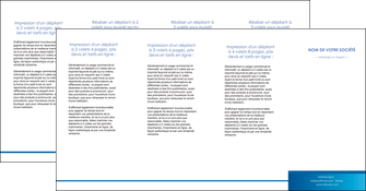 faire depliant 4 volets  8 pages  texture structure design MLIG44544