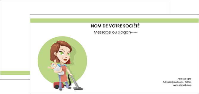 impression flyers agence de placement  femme de menage employe de maison nenene MFLUOO44578
