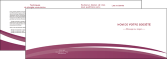maquette en ligne a personnaliser depliant 2 volets  4 pages  texture structure design MLIGBE44630