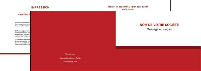 faire modele a imprimer depliant 2 volets  4 pages  texture contexture structure MFLUOO44672