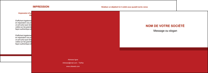 modele depliant 2 volets  4 pages  texture contexture structure MFLUOO44674