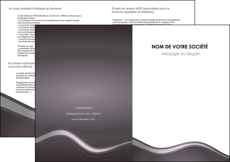 cree depliant 2 volets  4 pages  texture contexture structure MLIGLU44744