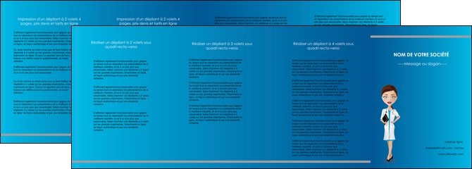 imprimer depliant 4 volets  8 pages  infirmier infirmiere medecin docteur infirmier MIDBE44796