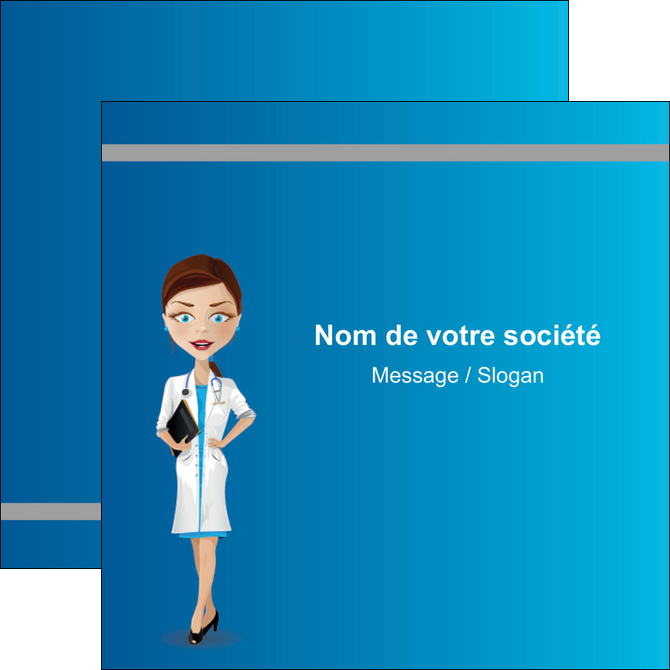 personnaliser modele de flyers infirmier infirmiere medecin docteur infirmier MLIGLU44808