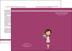 faire depliant 2 volets  4 pages  bar et cafe et pub serveuse restaurant restaurateur MIDLU44852