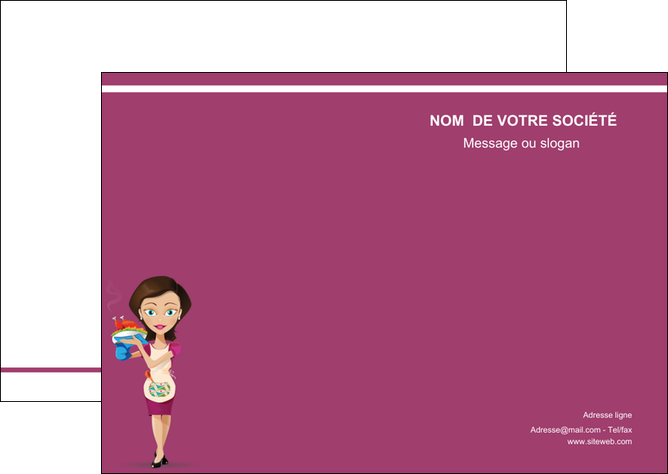 impression flyers bar et cafe et pub serveuse restaurant restaurateur MIDLU44864