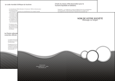 faire depliant 2 volets  4 pages  texture contexture structure MLGI44906