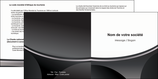personnaliser maquette depliant 2 volets  4 pages  texture structure design MLGI44960