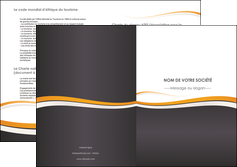 exemple depliant 2 volets  4 pages  standard design abstrait MFLUOO45108