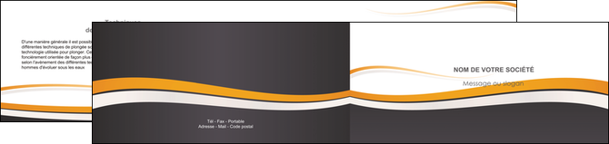 faire modele a imprimer depliant 2 volets  4 pages  standard design abstrait MFLUOO45120