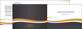 personnaliser modele de depliant 2 volets  4 pages  standard design abstrait MFLUOO45122