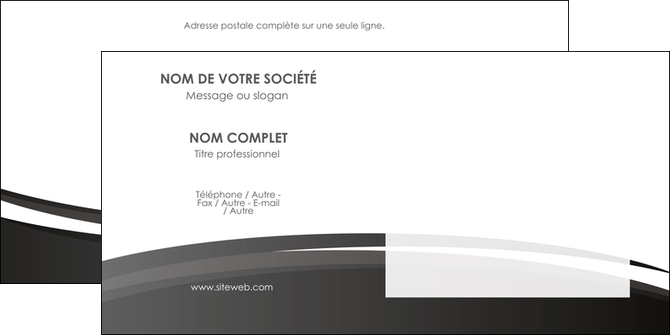 personnaliser maquette enveloppe standard design abstrait MFLUOO45146
