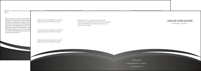 faire modele a imprimer depliant 4 volets  8 pages  standard design abstrait MLGI45150