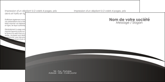 exemple depliant 2 volets  4 pages  standard design abstrait MLIG45168