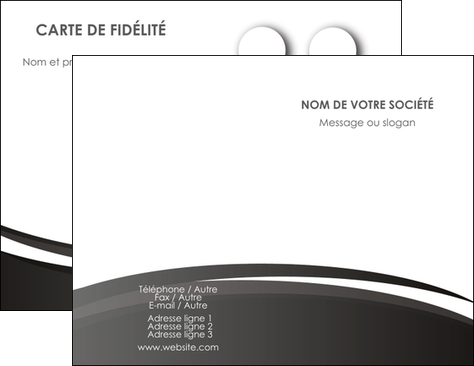 personnaliser modele de carte de visite standard design abstrait MLGI45170