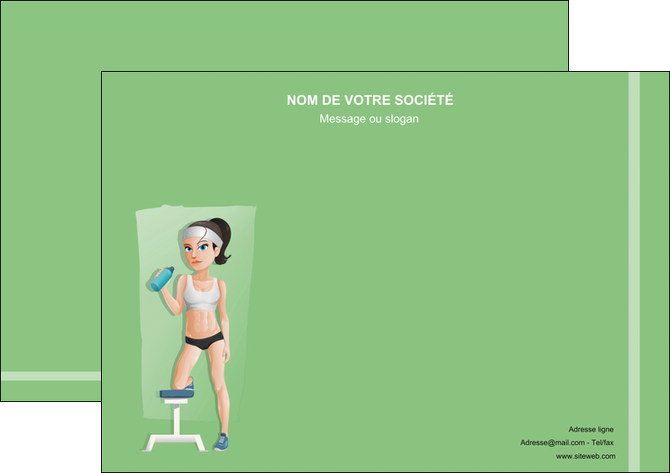 personnaliser modele de flyers sport sport sportive salle de sport MLIGLU45188