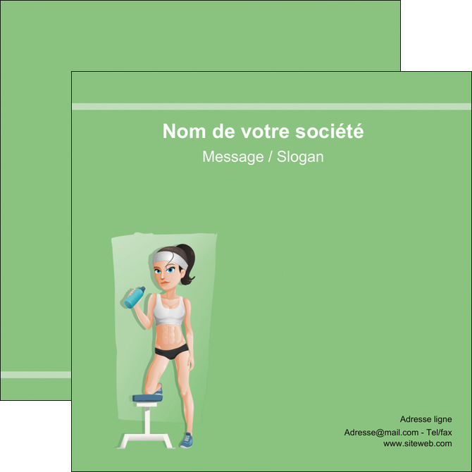 creer modele en ligne flyers sport sport sportive salle de sport MLIGLU45190