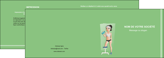 creer modele en ligne depliant 2 volets  4 pages  sport sport sportive salle de sport MLIGLU45206