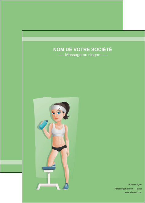 imprimerie affiche sport sport sportive salle de sport MLIGLU45222