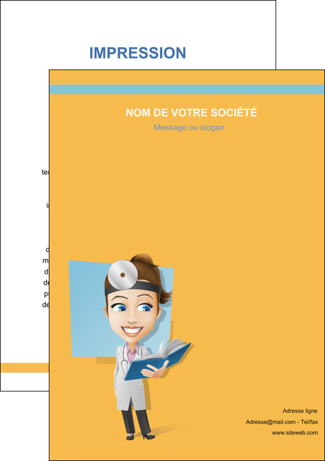 creer modele en ligne affiche materiel de sante medecin medecine sante MLIGLU45292