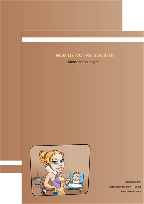 imprimer affiche menagere femme femme au foyer MFLUOO45370