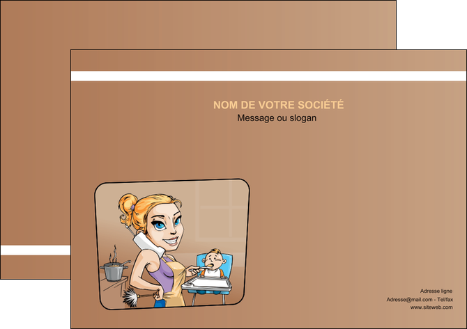 impression affiche menagere femme femme au foyer MFLUOO45392