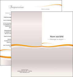 faire depliant 2 volets  4 pages  standard design abstrait MFLUOO45642