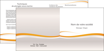 creation graphique en ligne depliant 2 volets  4 pages  standard design abstrait MFLUOO45648
