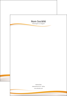 personnaliser modele de tete de lettre standard design abstrait MFLUOO45660