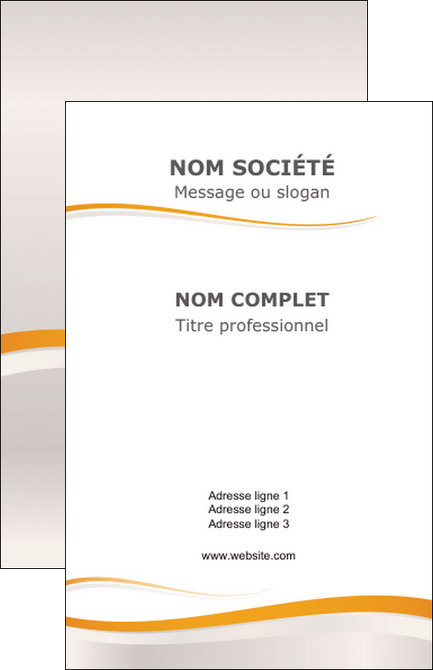 imprimerie carte de visite standard design abstrait MFLUOO45662