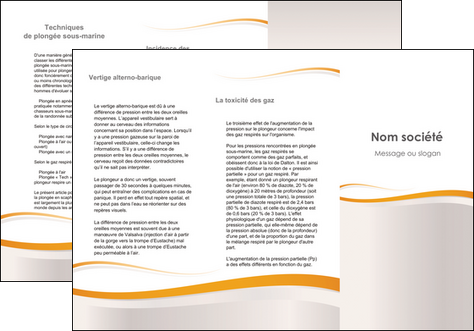 maquette en ligne a personnaliser depliant 3 volets  6 pages  standard design abstrait MFLUOO45684