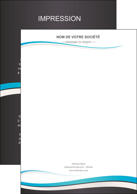 imprimerie flyers standard design abstrait MFLUOO45700