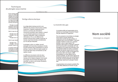 modele en ligne depliant 3 volets  6 pages  standard design abstrait MFLUOO45740