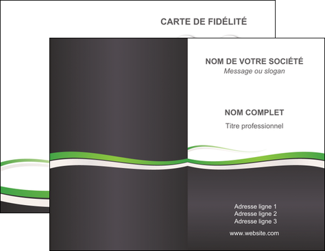 impression carte de visite standard design abstrait MFLUOO45762