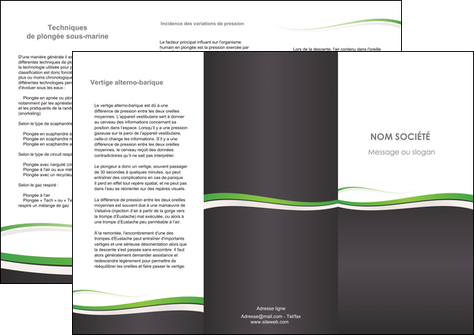 faire modele a imprimer depliant 3 volets  6 pages  standard design abstrait MFLUOO45786