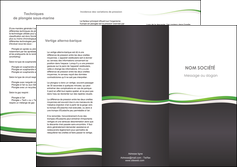 faire modele a imprimer depliant 3 volets  6 pages  standard design abstrait MIF45786