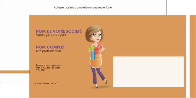 impression enveloppe menagere femme femme au foyer MFLUOO45796