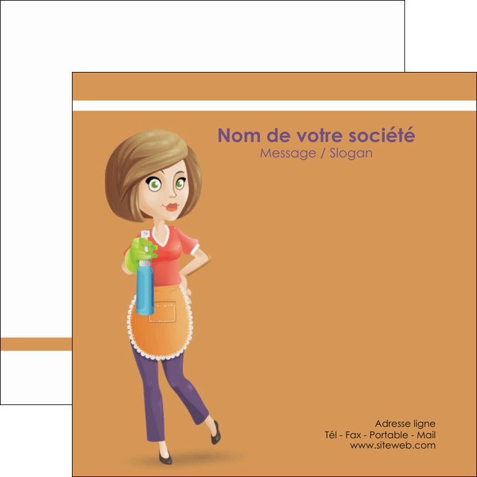 faire modele a imprimer flyers menagere femme femme au foyer MFLUOO45818