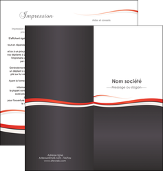 cree depliant 2 volets  4 pages  texture contexture structure MLIGLU45830