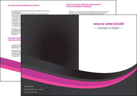 modele en ligne depliant 2 volets  4 pages  standard texture structure MFLUOO45886
