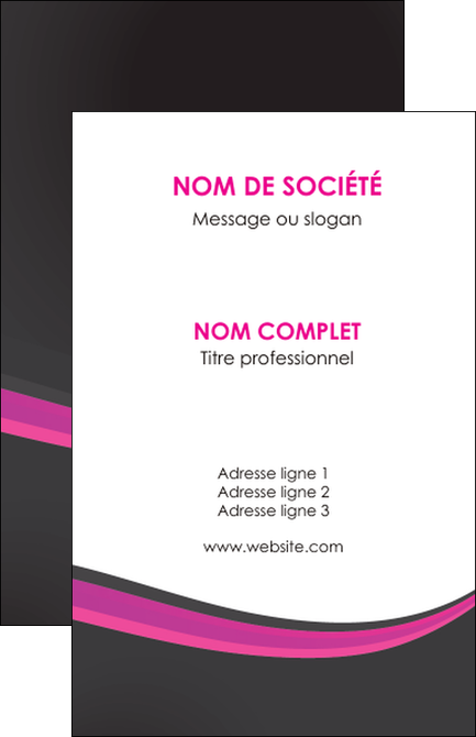 realiser carte de visite standard texture structure MFLUOO45894