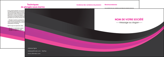 realiser depliant 2 volets  4 pages  standard texture structure MFLUOO45900