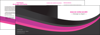 realiser depliant 2 volets  4 pages  standard texture structure MLIGCH45900