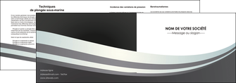 maquette en ligne a personnaliser depliant 2 volets  4 pages  standard texture abstrait MIFLU46496