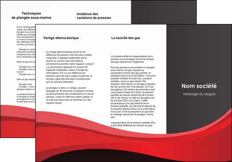 personnaliser modele de depliant 3 volets  6 pages  standard texture contexture MIDBE46558