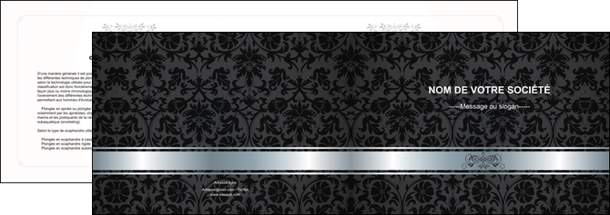 impression depliant 2 volets  4 pages  standard texture abstrait MIDLU46680