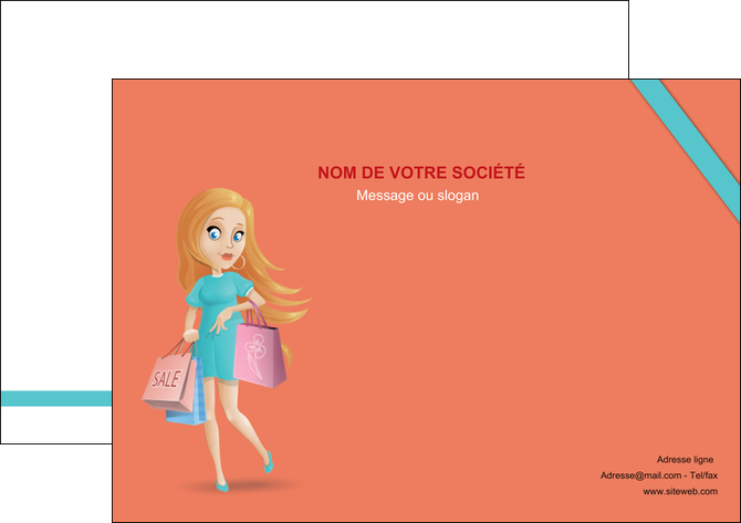 cree affiche vetements et accessoires shopping magasin fille MIDBE46720