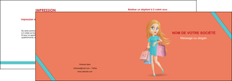 impression depliant 2 volets  4 pages  vetements et accessoires shopping magasin fille MIDBE46724